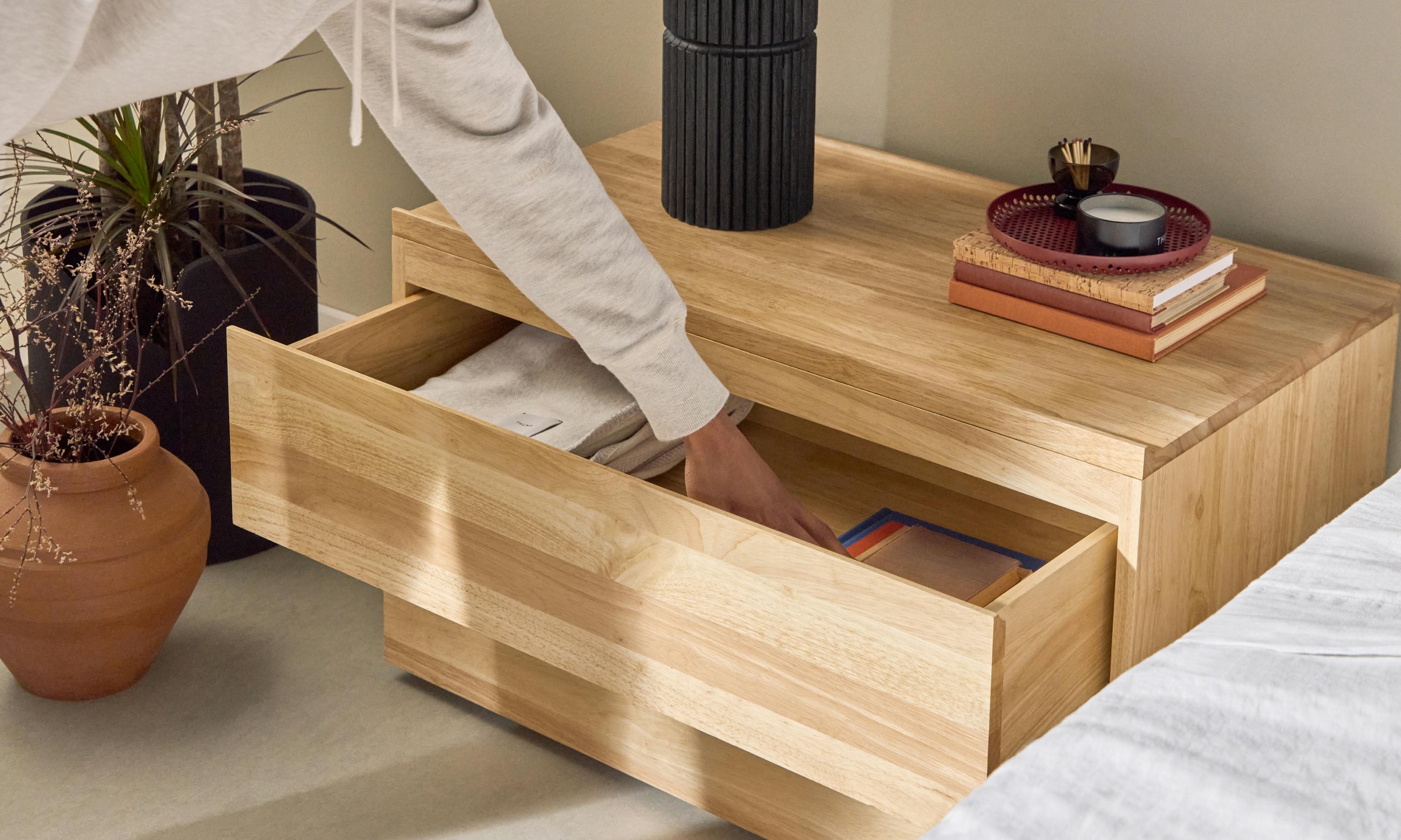The Two-Drawer Nightstand (Solidly Streamlined)