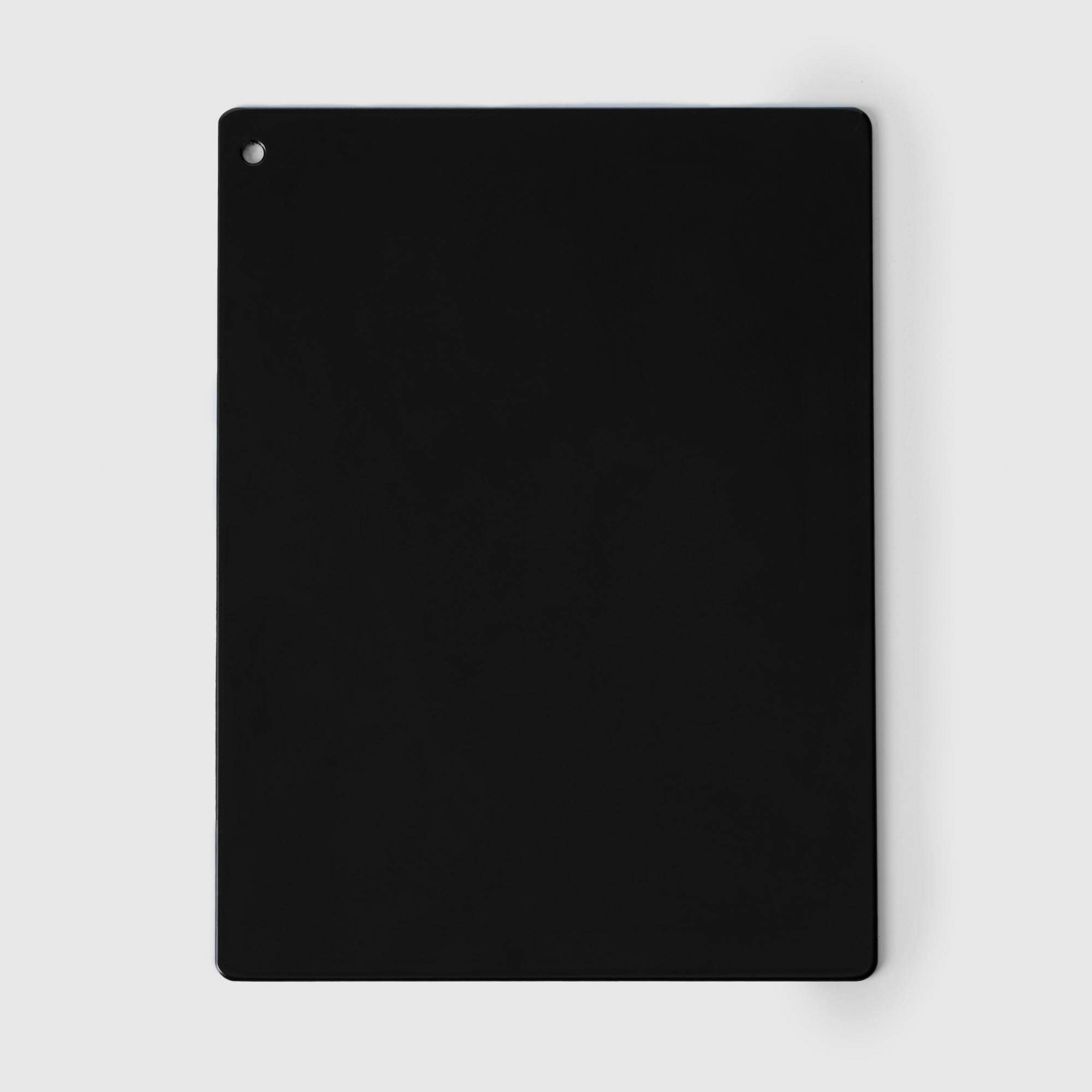 Powder-Coated Steel Swatch (Black) - Desktop