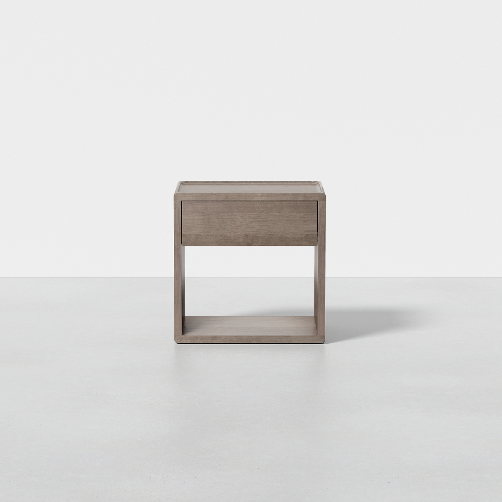 PDP Image: The Nightstand (Grey) - Render - Front