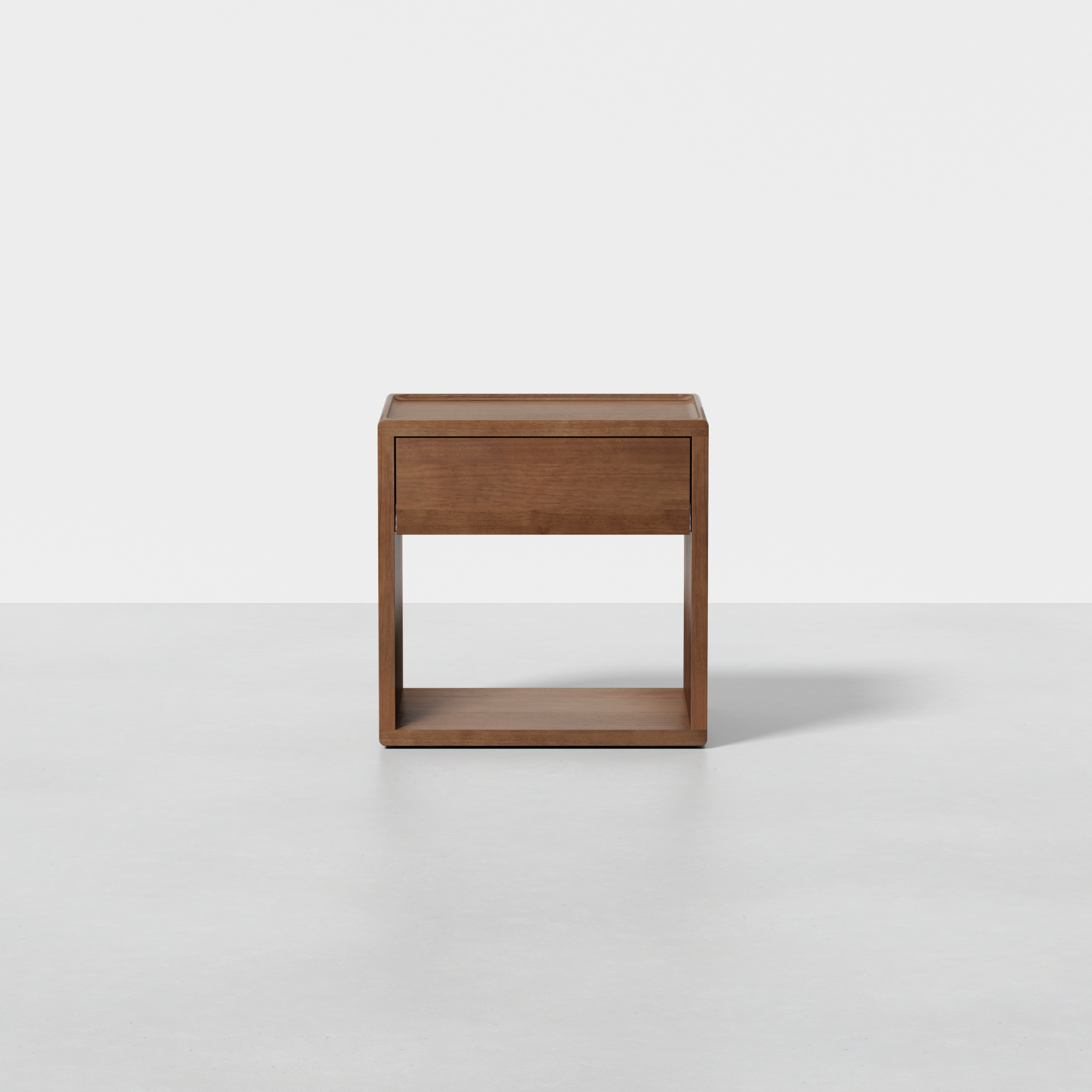 PDP Image: The Nightstand (Walnut) - Rendered - Front