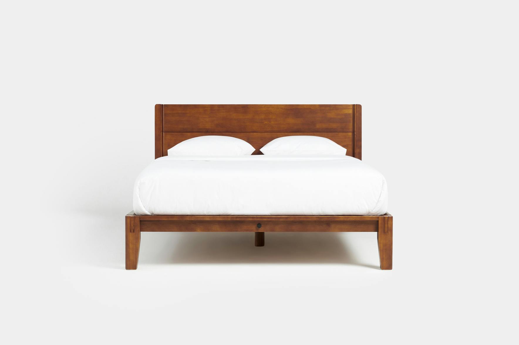 The Bed + Headboard, in Walnut