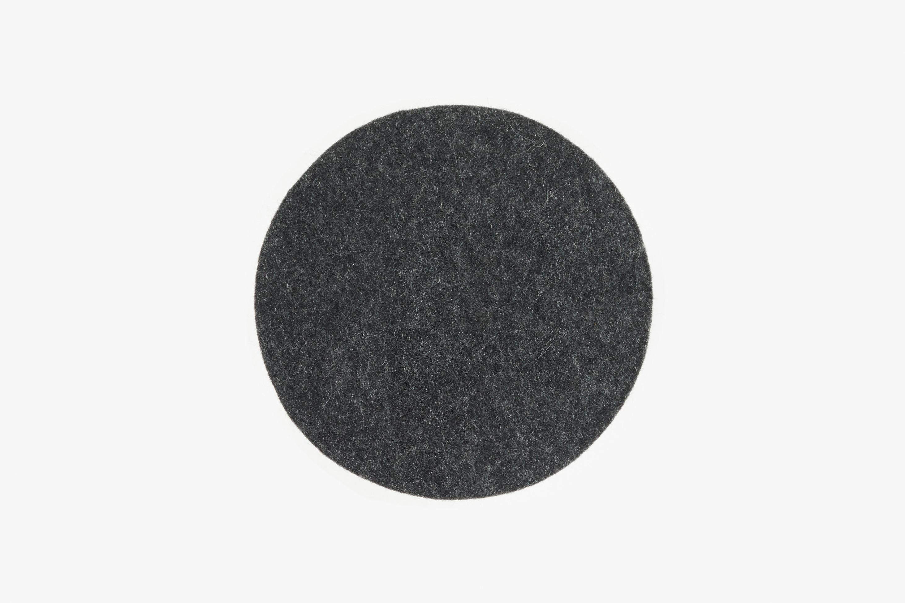 The Felt Coasters in Dusk Color on Display