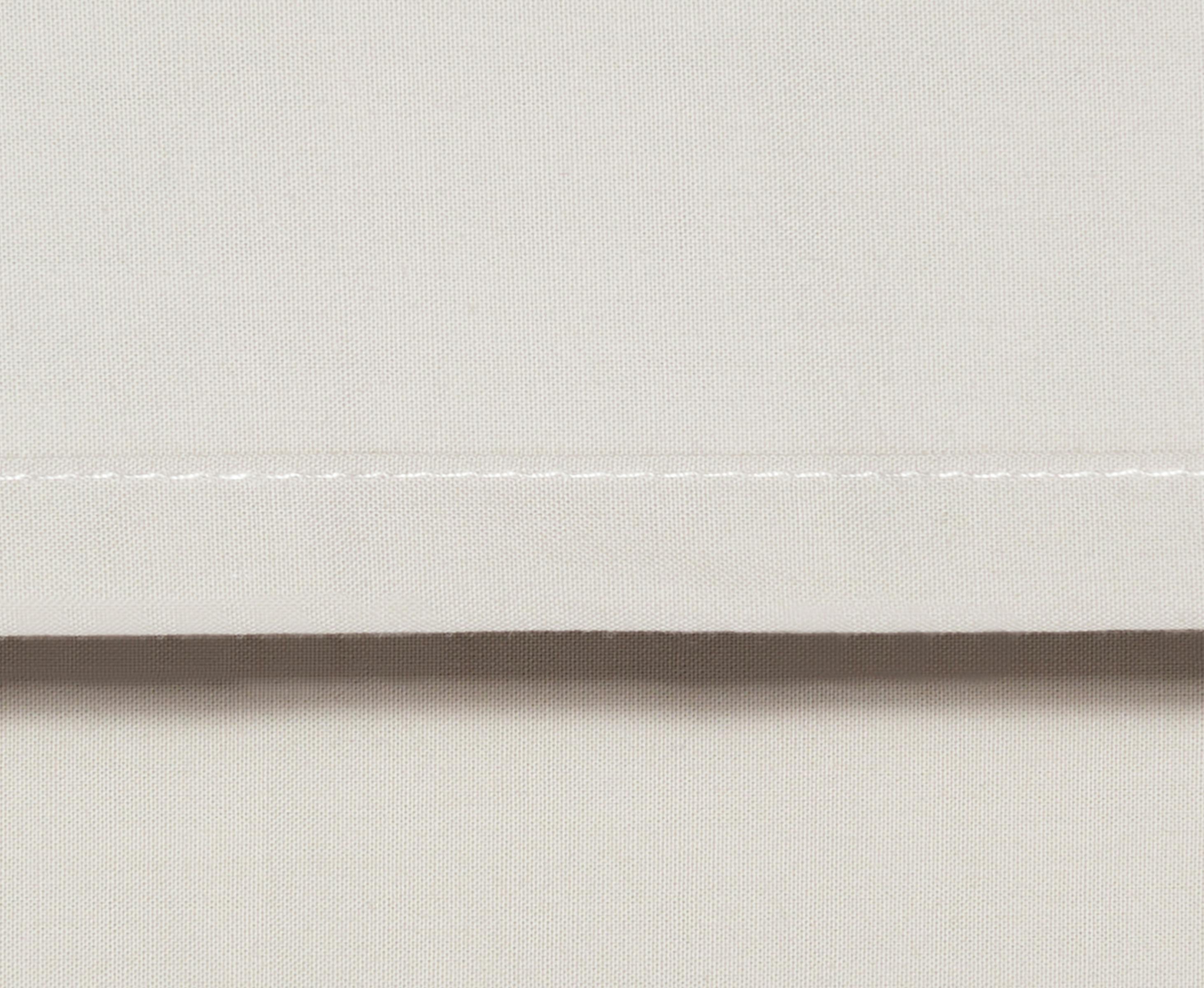 Percale Suite Sheet Set (Dune) - Fabric Detail