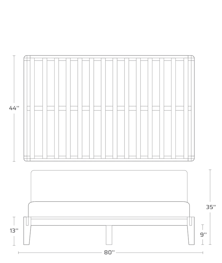 Thuma Daybed Frame Dimensions