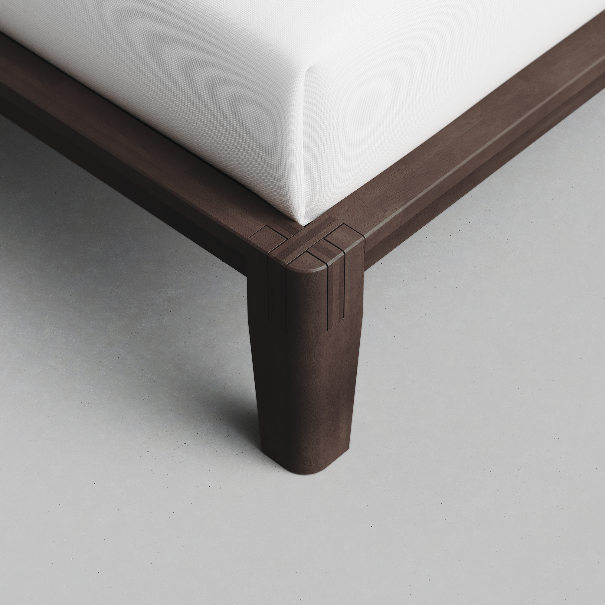The Bed (Espresso) - Render - Joint Detail
