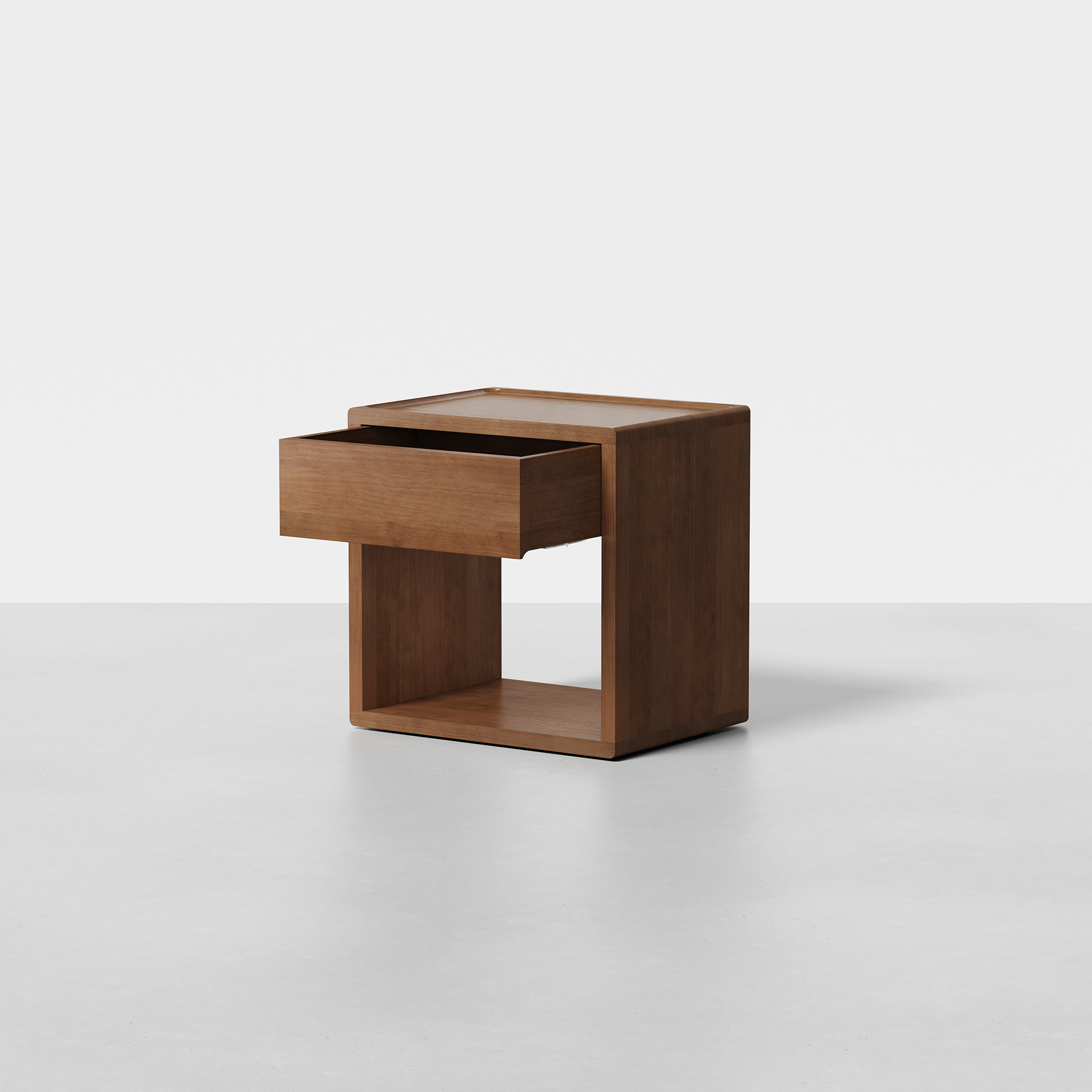 PDP Image: The Nightstand (Walnut) - Render - Drawer