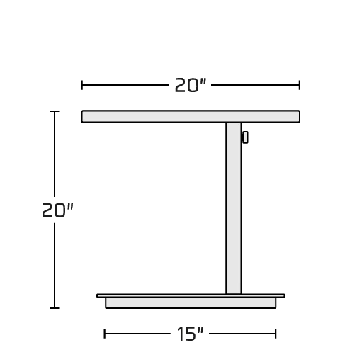 The Side Table (Front) Schematic