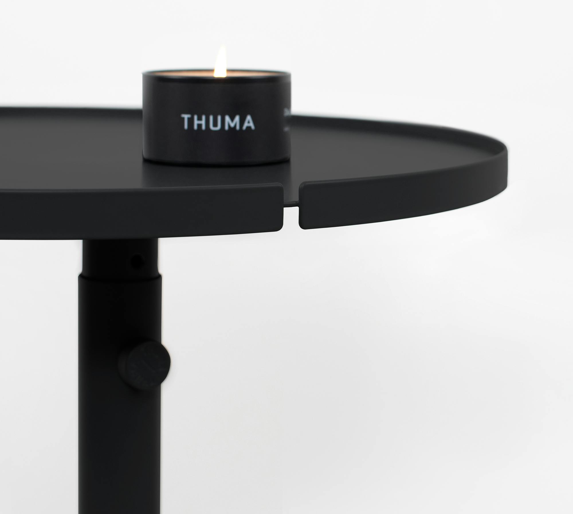 The Side Table (Matte Black) - Lifestyle 