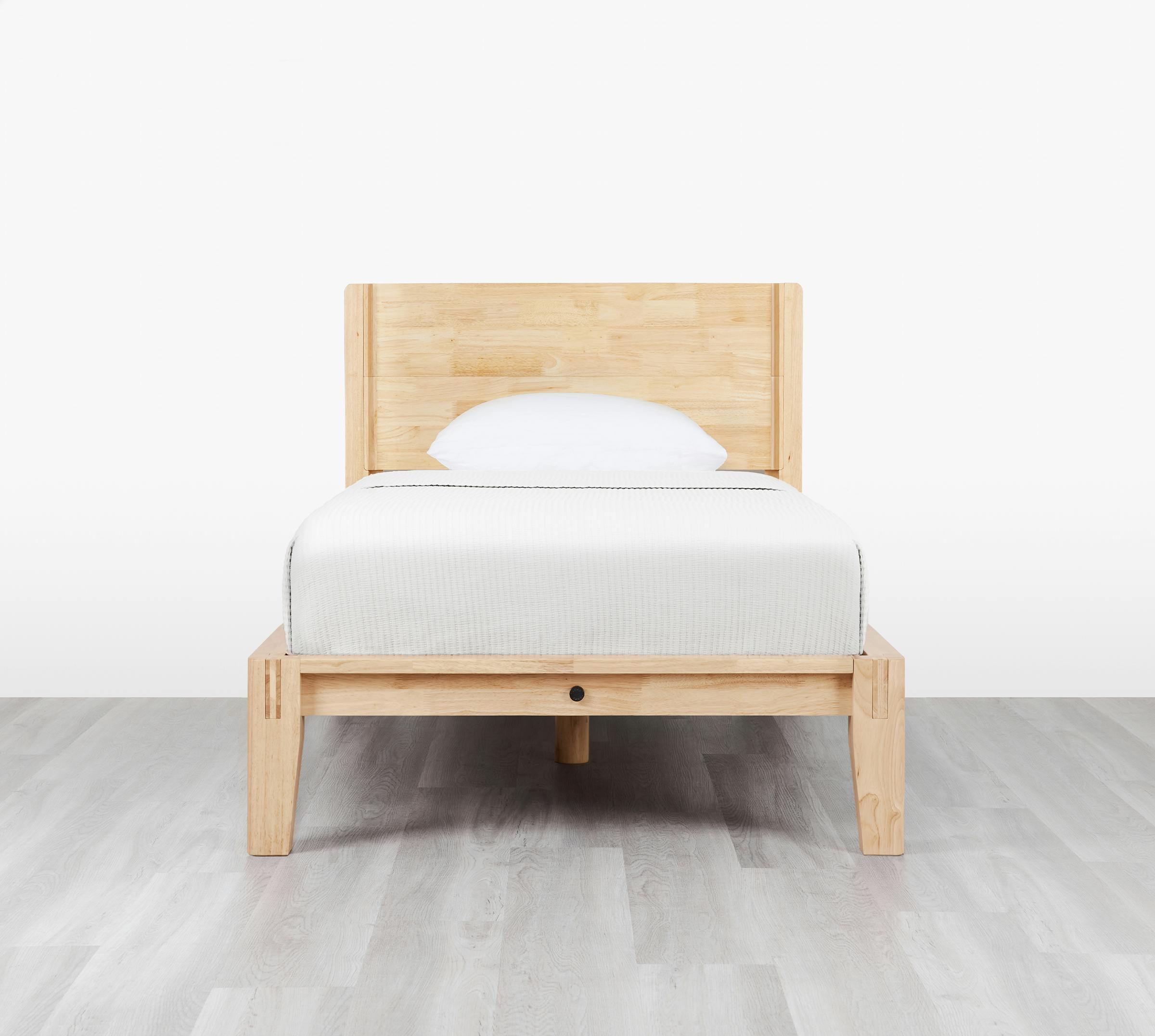 The Bed (Twin / Natural / Headboard) - Front 