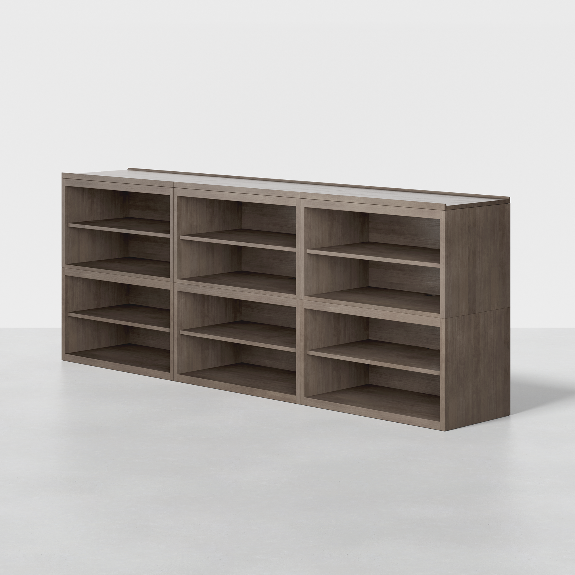 Open Storage (Grey / 4x3) - Render - Angled