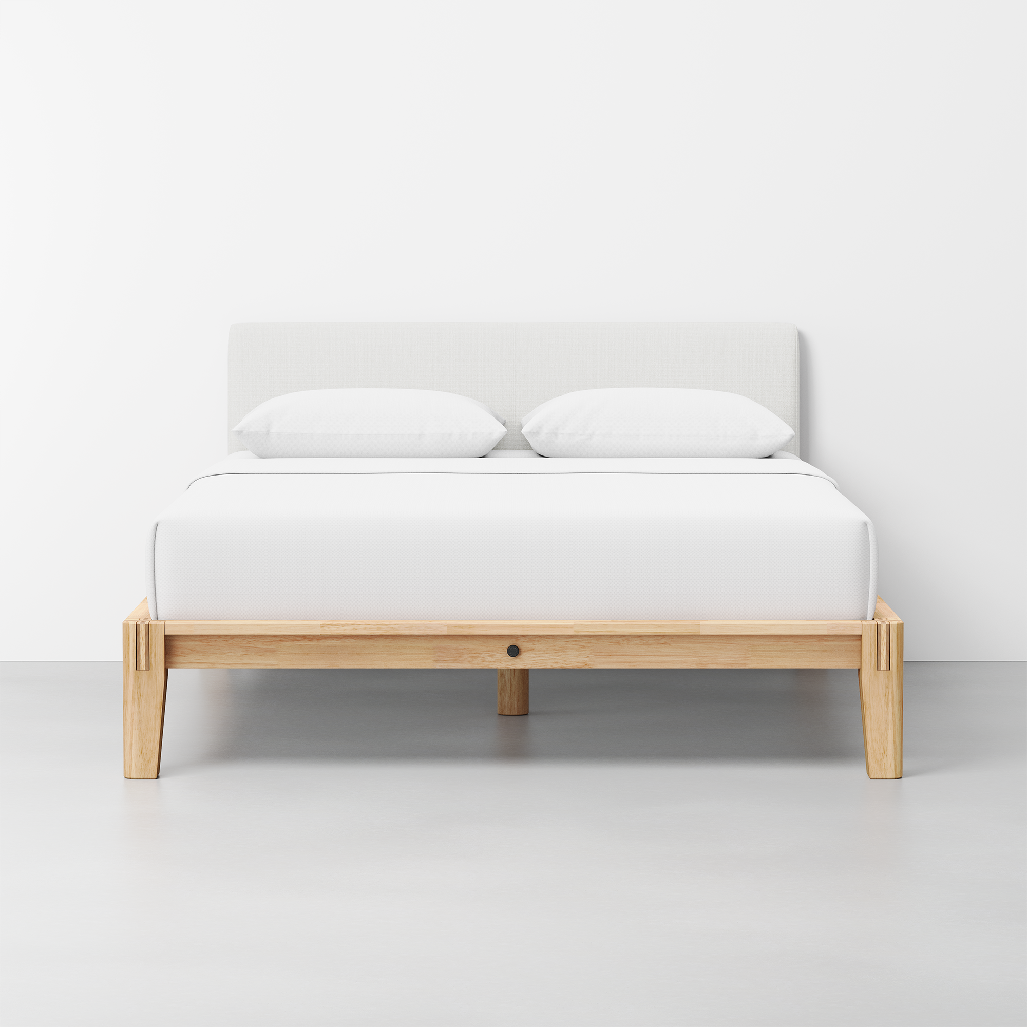 The Bed (Natural / Light Linen) - Render - Front