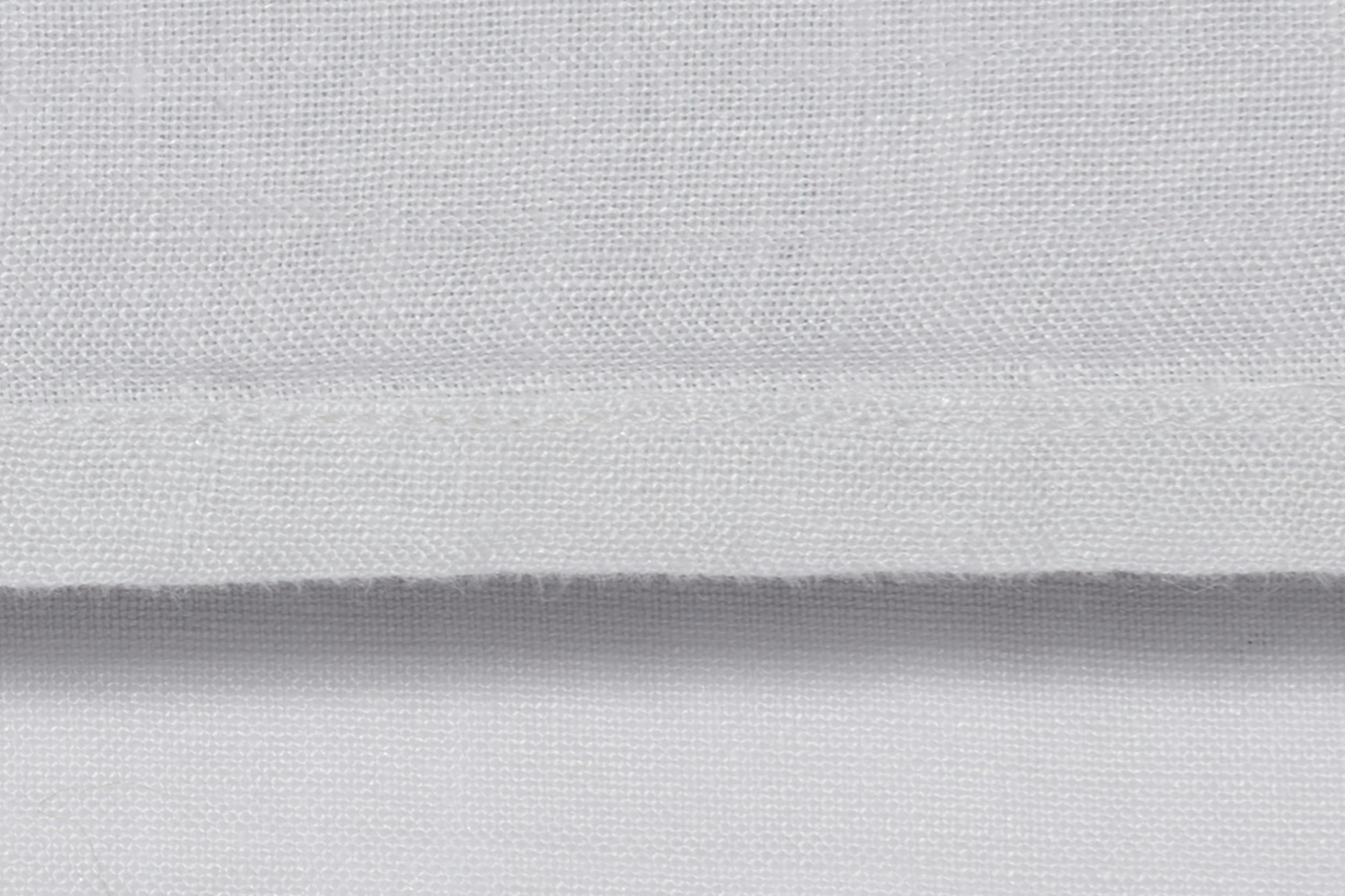 The Bed with Stone Linen Sheet Set Detail