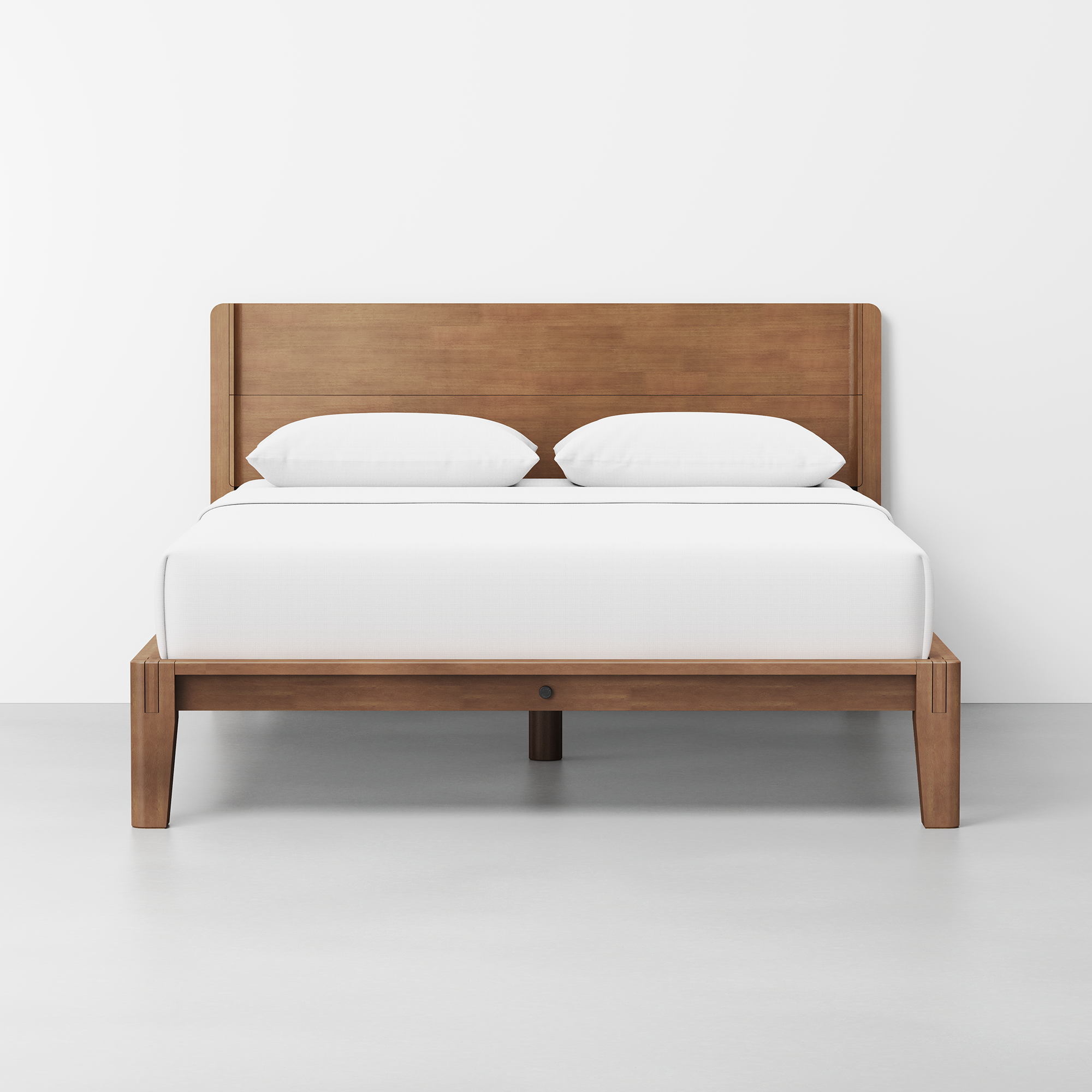 The Bed (Walnut / HB) - Render - Front