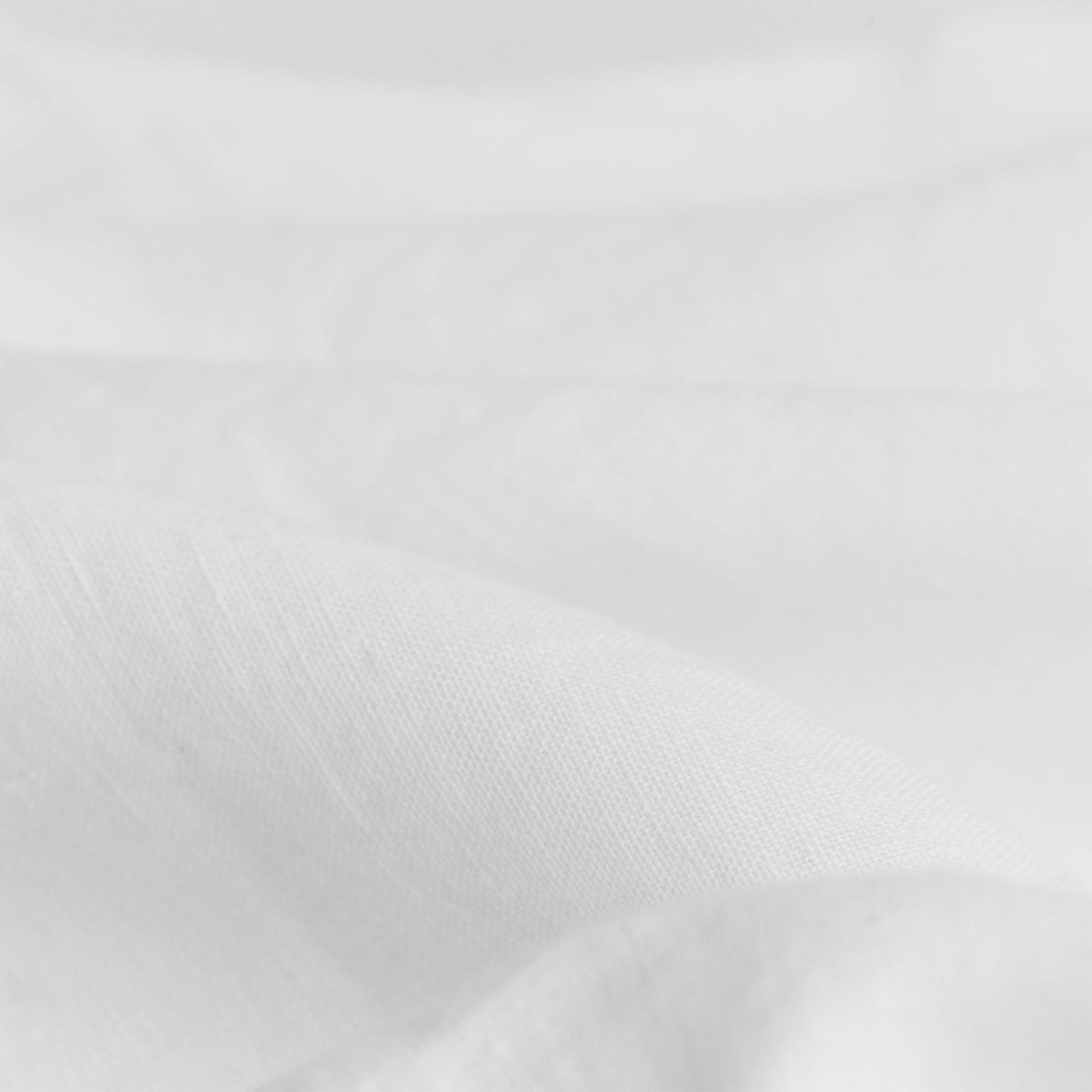 Linen Sheet Set (White) - Fabric Detail